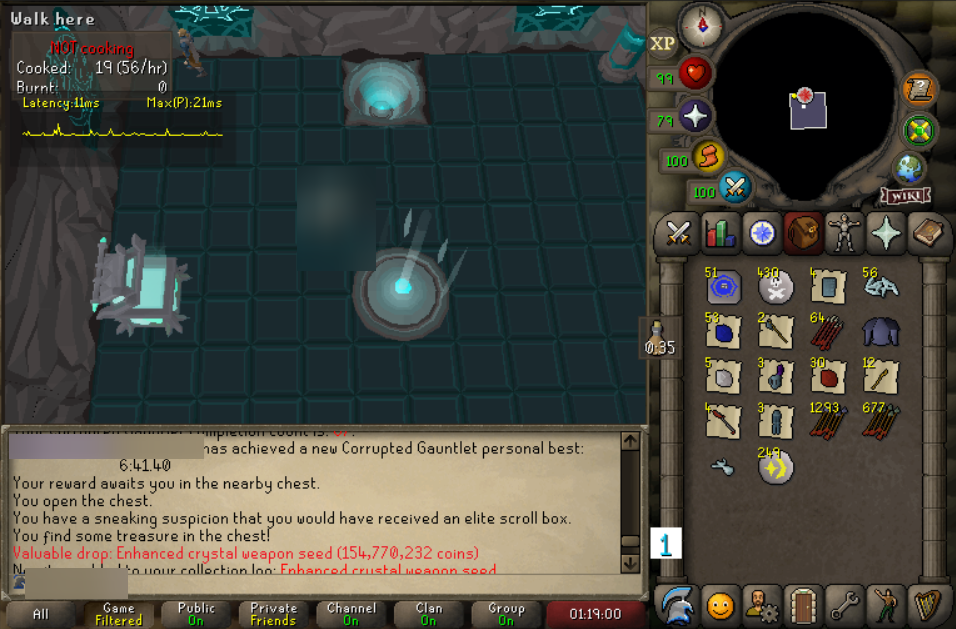 Gauntlet service proof
